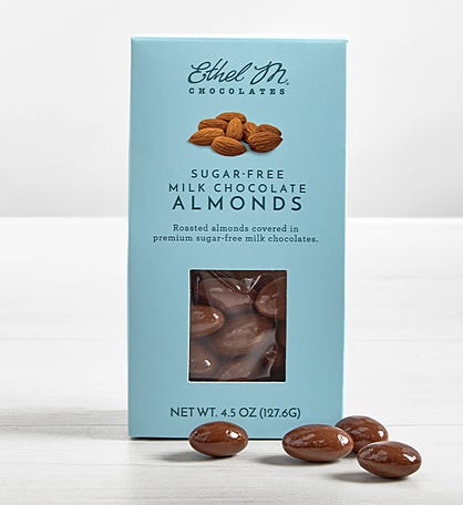 Ethel M Sugar Free Milk Chocolate Almonds